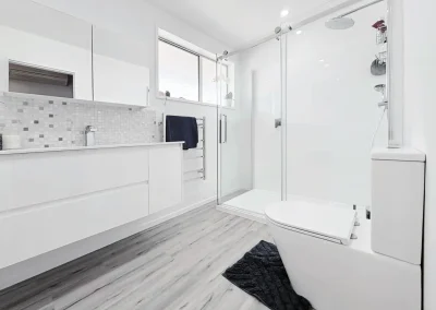 Bathroom sink toilet bath & shower plumbing installation